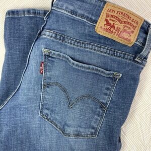 Levi's Women's 711 Skinny‎ Jeans Size 27 Blue Medium Wash Stretch Denim Pants